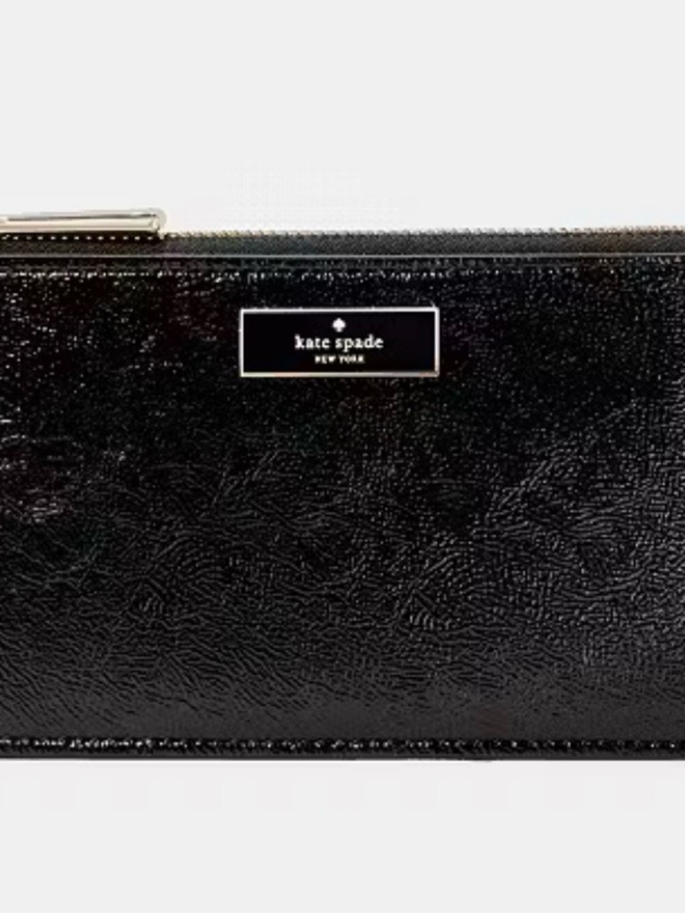 kate spade Black Patent Leather Wallet - NWOT